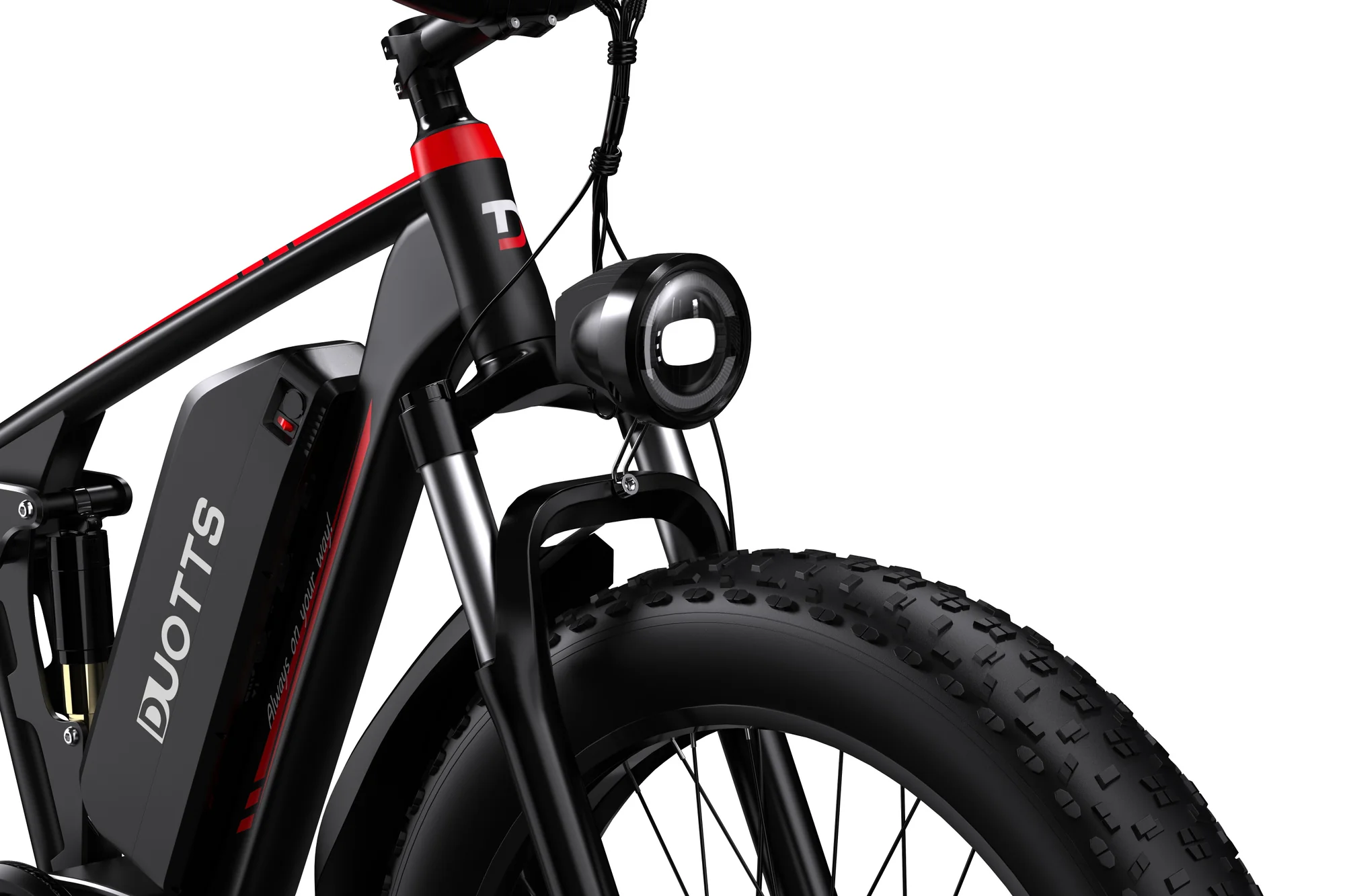 DUOTTS S-26 Vélo Électrique — position de conduite